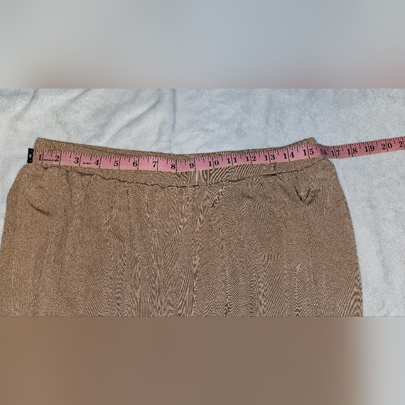 CIDER RIBBED SOLID ELASTIC WAIST WIDE LEG PANTS NWT - Picture 7 of 7